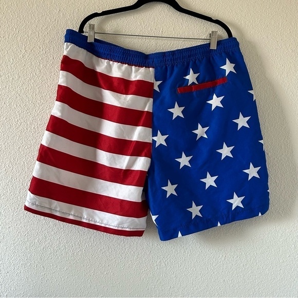 Walnut & 39th American Flag Swim Truck Board Shorts Men Size XL NWOT - Picture 5 of 7